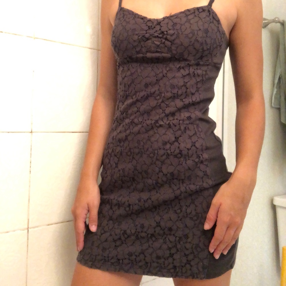 Lace mini dress